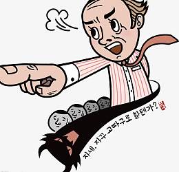 卡通领导生气元素