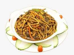 酱肉烩茶树菇