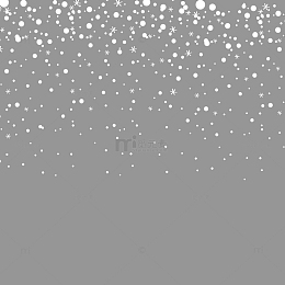 纷纷落下的雪花元素