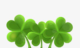 绿圣帕特里克节三叶草背景