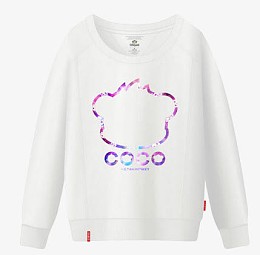 星空字母卫衣女装