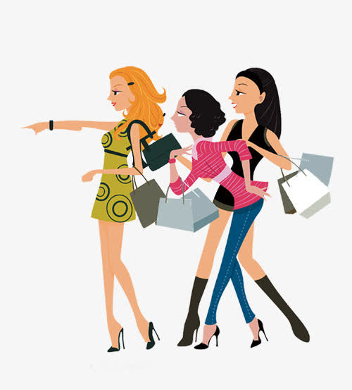 关键词 : 时尚,购物,逛街,闺蜜,卡通[声明] 觅元素所有素材为用户免费