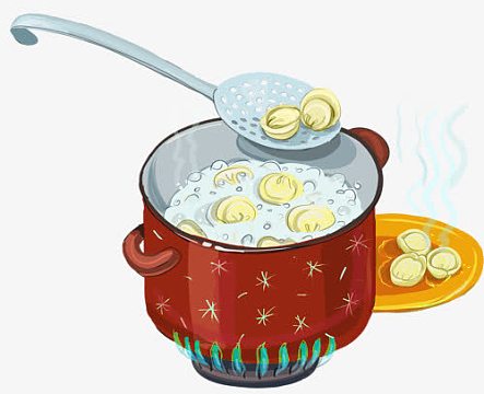 卡通饺子素材png古风手工水饺海报背景素材jpg矢量卡通食品epspng肉馅