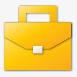 公文包职业生涯案例工作手提箱黄