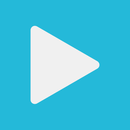 蓝色的musicplayer标志图标