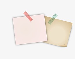 手绘纸张边框
