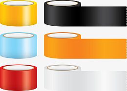 矢量图电工胶布