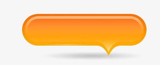 橙色立体质感对话框按钮