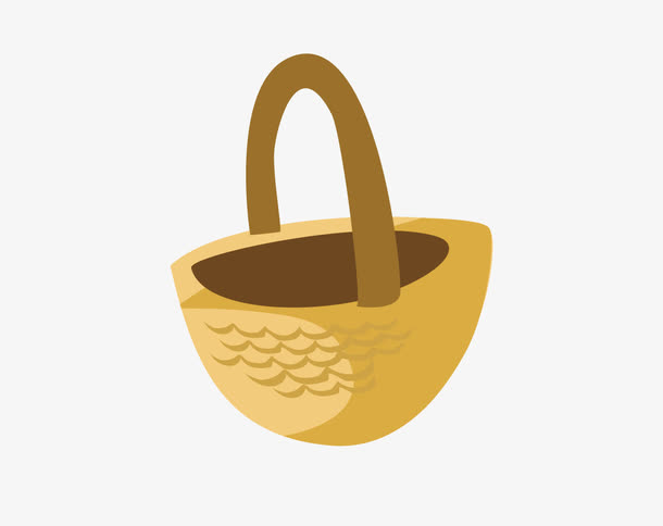 花篮卡通矢量素材