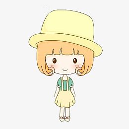 黄帽子小女孩