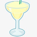 冰冻代基里酒的图标
