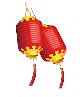 红色长灯笼