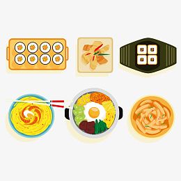 矢量图日本料理