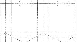 包装袋虚线展示图
