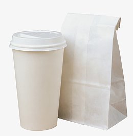 白色食物包装袋