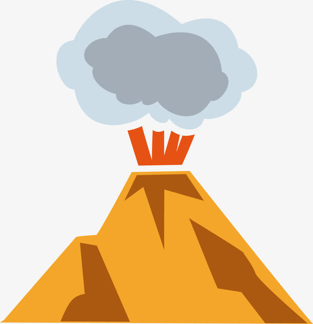 火山图标矢量图