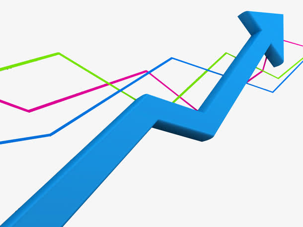 向上爬的折线箭头素材免费下载_觅元素