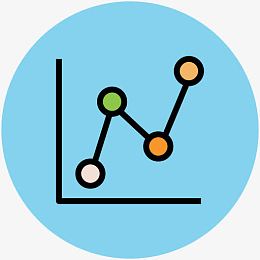 学校图案学校矢量图 折线图图标