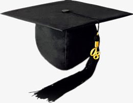 黑色学士帽