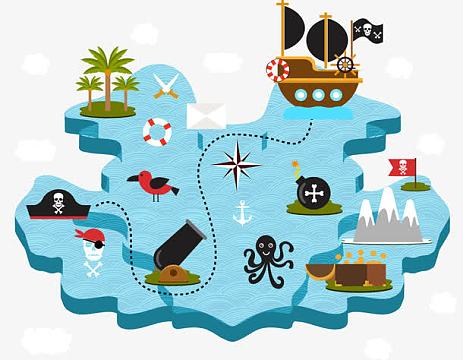 海盗宝藏地图