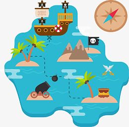 蓝色大海地形图