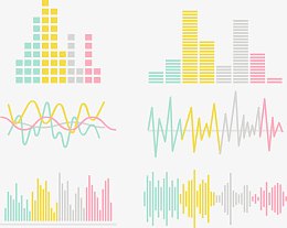 马卡龙配色声波波纹