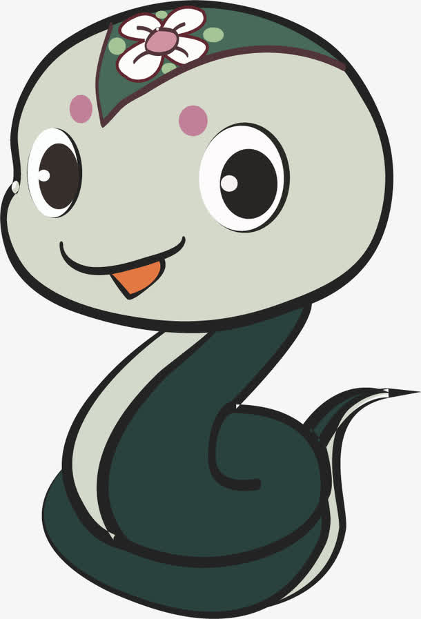 卡通生肖蛇素材免费下载_觅元素