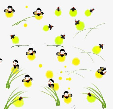 萤火虫(650x627)png卡通萤火虫(640x640)png手绘潘多拉萤火虫森林插画