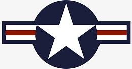 深蓝色八一军徽素材