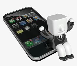 手绘3d小人图片3D图案 卡通