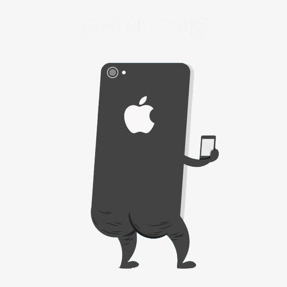 苹果手机插画