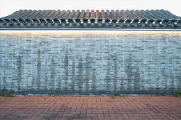 古代青砖墙