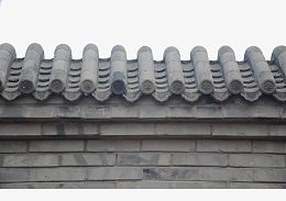 古代青砖墙