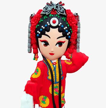 剪纸装饰png戏子png京剧小人png戏子剪纸png神面具菩萨png昆曲插画