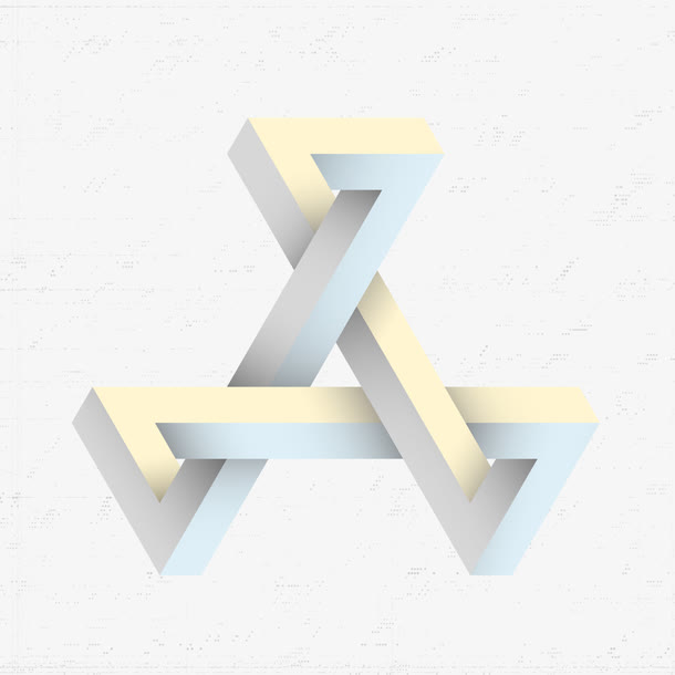 矢量立体交错造型