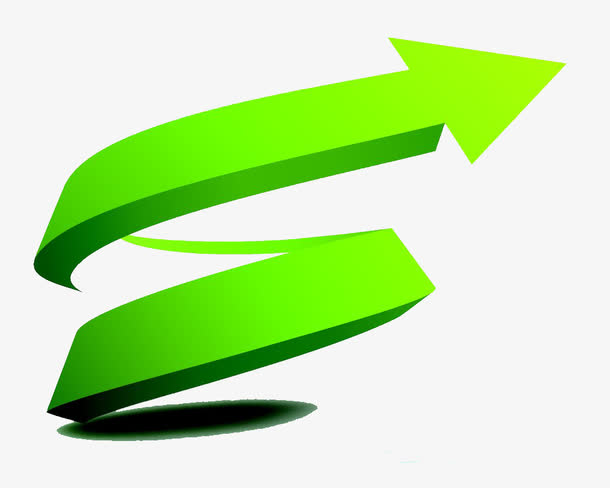 绿色箭头素材免费下载_觅元素