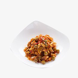 混合萝卜豆子酱菜素材