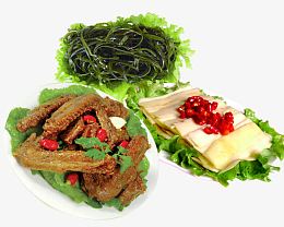 萝卜皮卤鸡翅海带丝美食