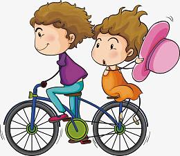 带着妹妹去玩耍