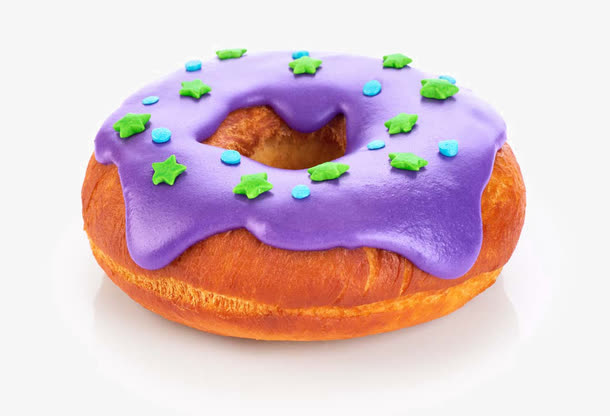 画紫色甜品简单大全图片
