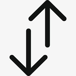箭头箭双双箭头顶底上下导航设置