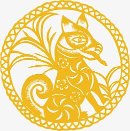 十二生肖剪纸素材
