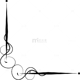 简洁边框线条感