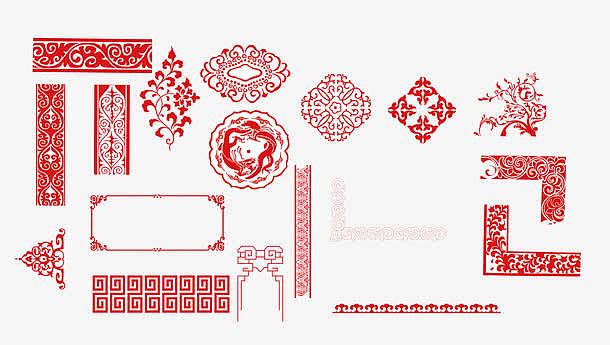 边框(4750x3051)png中国传统纹样(2252x976)png水纹边框(1328x514)png