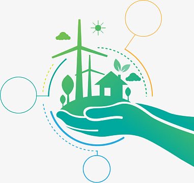 科技图标绿色素材_科技图标绿色图片元素-觅元素