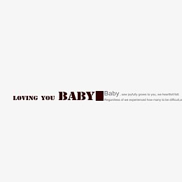 LOVEYOUBABY艺术字