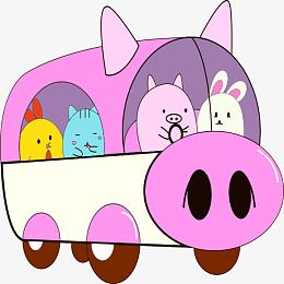 卡通小汽车