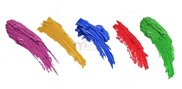 彩色手绘笔刷