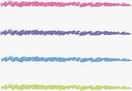 彩色粉笔刷效果