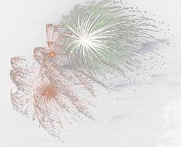 彩色的烟花素材图片